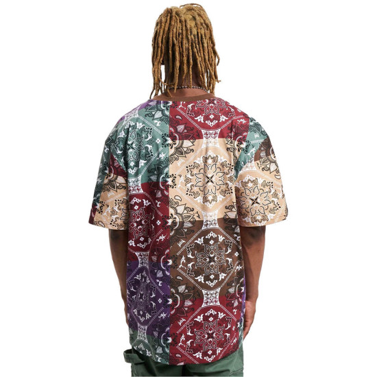 Karl Kani Ανδρική κοντομάνικη μπλούζα Small Signature Paisley Tee